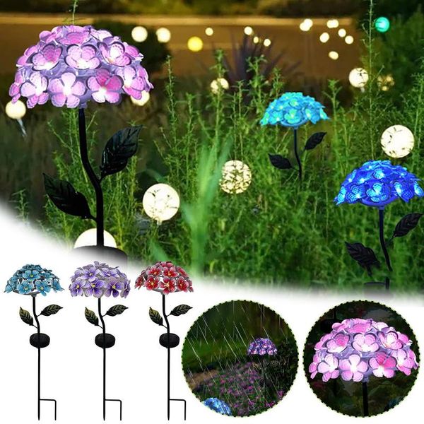 

solar lamps outdoor garden lights led waterproof simulation flower lawn lamp for home decor 2021