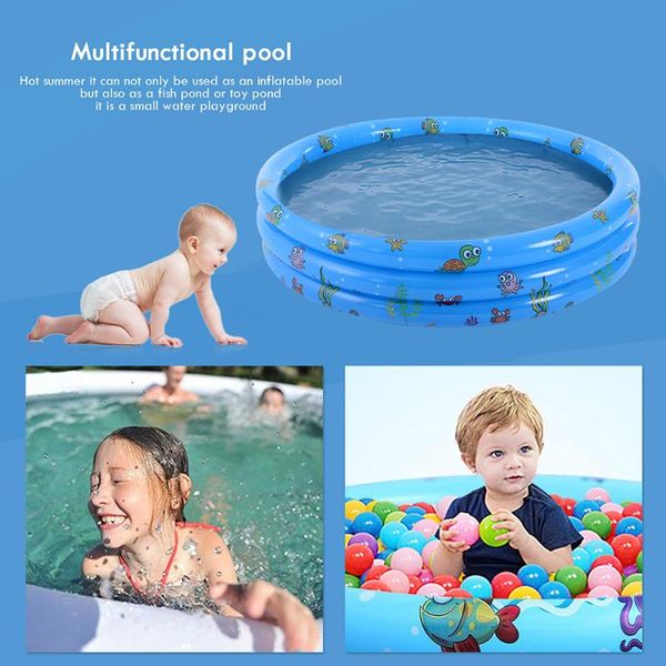 

inflatable floats & tubes bathtubs baby kids home outdoor swimming pool bathing tub thickened pvc children basin ocean ball sport tool