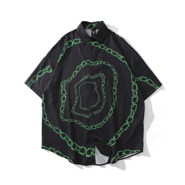 

men's t-shirts t shirts arrival spring and summer short sleeve casual shirts turn-down collar print chemise homme shirt men 9wrv, White;black
