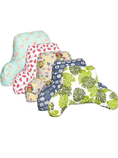 

cushion/decorative pillow back bed with armrest support reading waist chair car seat sofa rest pad premium printed tv