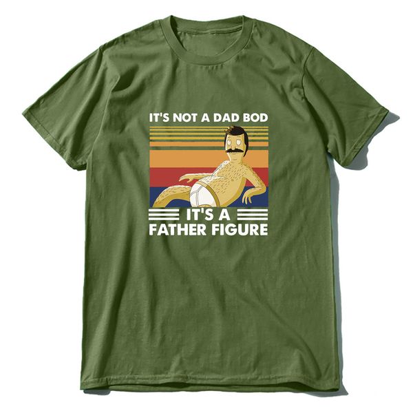 

summer men's t shirts it's not a dad bod it's a father figure s funny dad gifts t-shirt cotton short sleeve harajuku tee, White;black