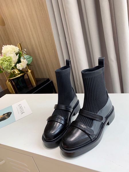 

fashion womens boots motorcycle stretch satin sanding pleated leather sequined letters striped elastic stockings designer shoes, Black