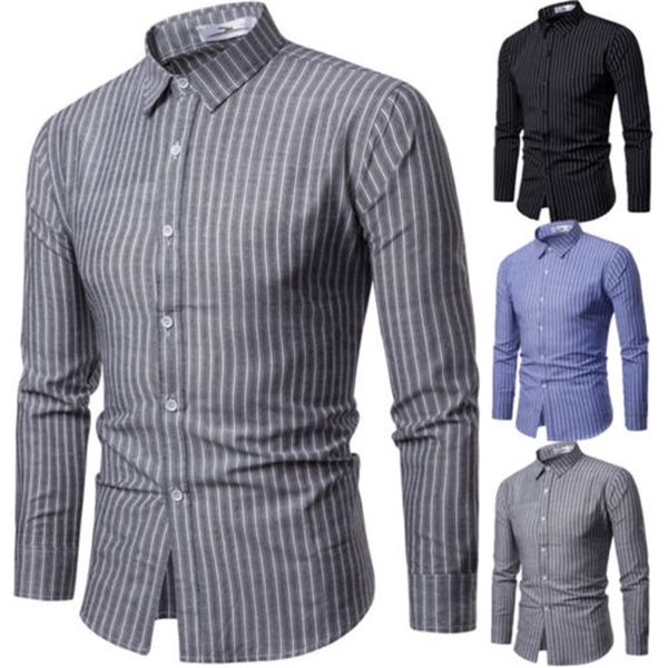 

new fashion menÂ´s luxury casual fashion slim long sleeve casual shirt, White;black
