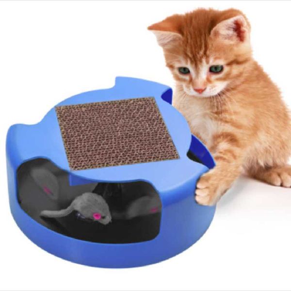

cat toys low price shadowless mouse turntable pet chase toy interactive scratching board funny