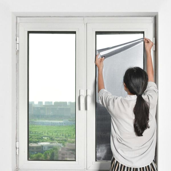 

window stickers film cling one-way solar reflective mirror sheat sticker