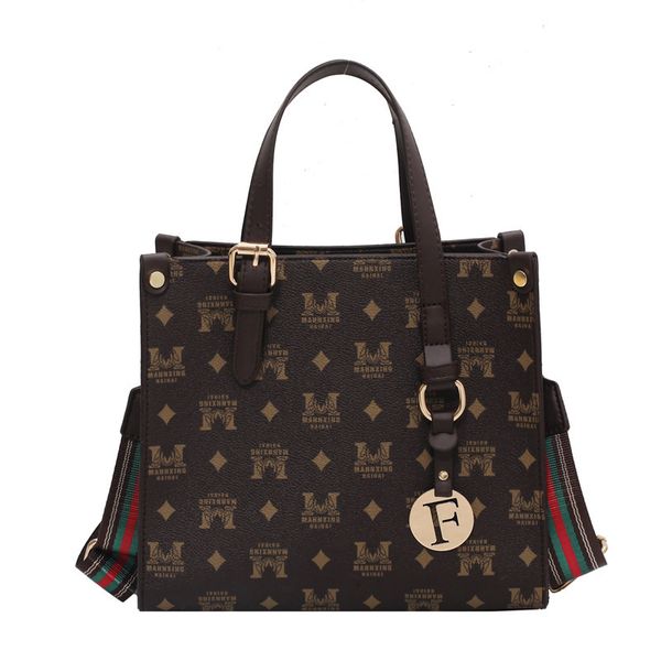 

trend autumn and fashion versatile texture single shoulder diagonal bag capacity portable tote bag