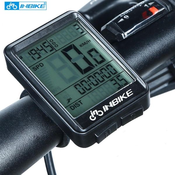 

bike computers inbike 2.1 in bicycle computer waterproof odometer wireless and wired cycling satch speedometer watch accessories