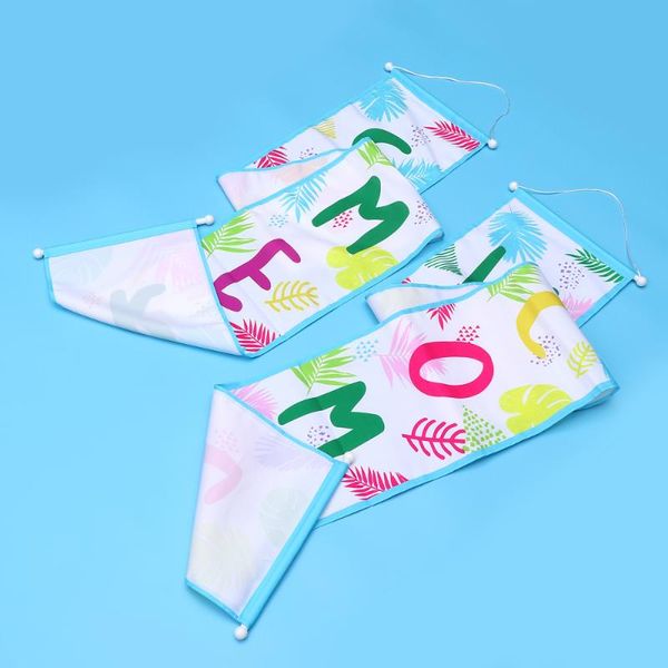 

hawaiian theme door hanging decorative banner party decoration assorted color storage boxes & bins