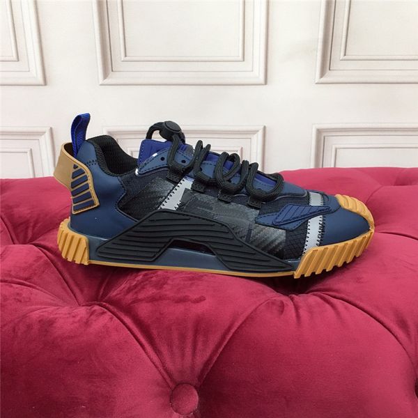 

men women sneakers casual shoes chaussures leather sneaker ace embroidery stripes walking sports trainers fashion luxurys designers flats lo, Black