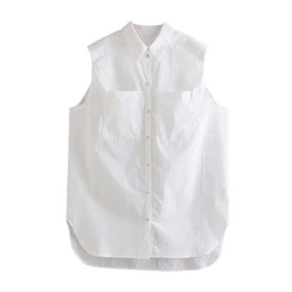 

women's vests elegant women nice white shoulder pads vest coat vintage lapel single-breasted sleeveless outerwear female chic, Black;white