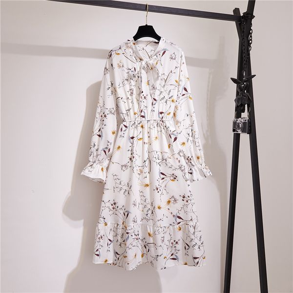 

casual dresses fashion za korean style summer shirt dress women party red chiffon vintage dot floral long sleeve v neck pleated office beach, Black;gray