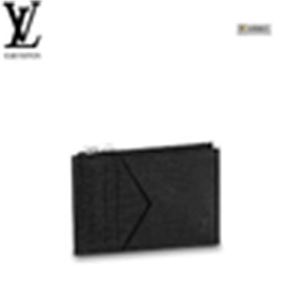 

designer luxury t1jt m62914 coin card holder black taiga leather men real leather chain wallets compact purse clutches evening brand key car, Red;black