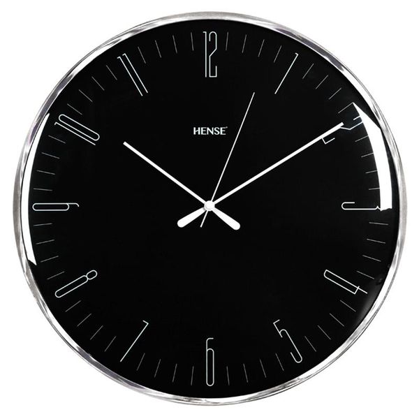 

wall clocks living room clock metal frame aluminium watches home decor digital office bedroom mute accuracy gift
