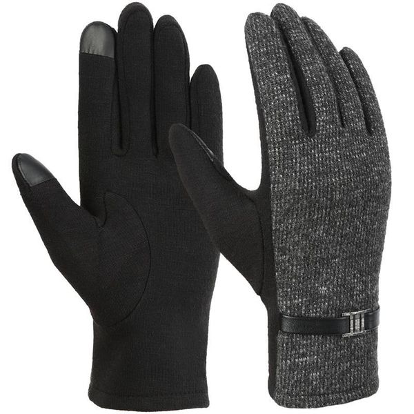 Fingerlose Handschuhe Vbiger Warmer Winter Flexibler Touchscreen Lässige Outdoor-Sportarten Anti-Rutsch-SMS-Fäustlinge für Damen