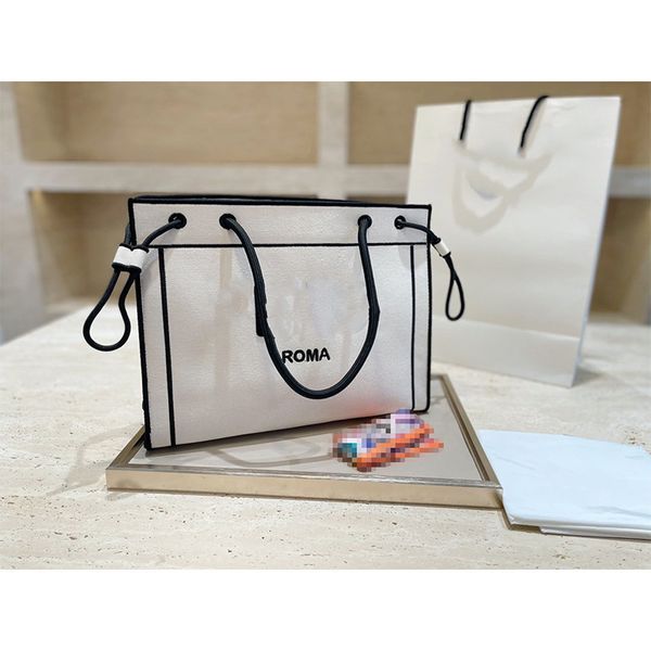 

outlet letter embroidered shopping fen family simple large capacity practical with silk scarf mother bag designers handbag yw
