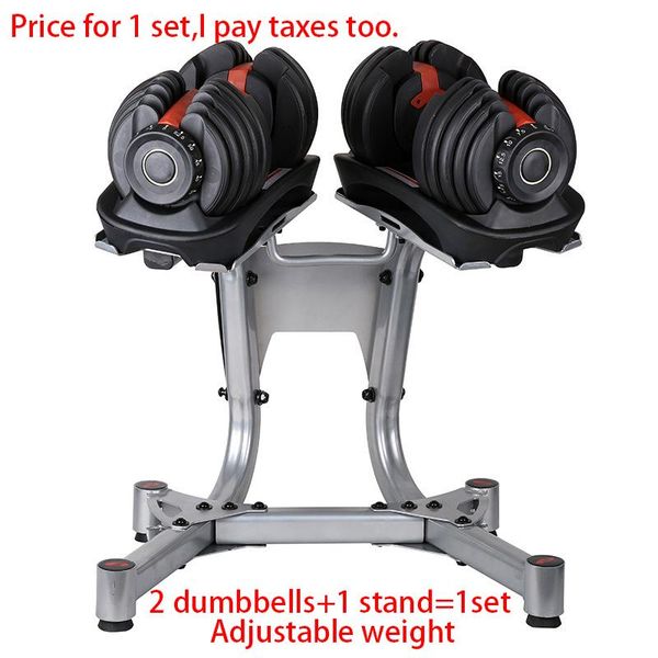 

men's quick adjust 90lbs dumbbell fitness equipment 40kg adjustable rubber 24 kg 552 dumbbells