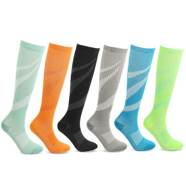 

men's socks men long calf compression marathon, Black