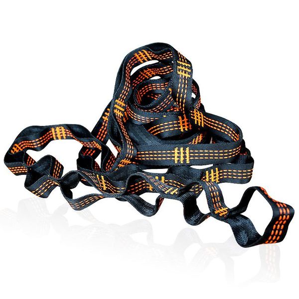 

outdoor games & activities orange three line hammock straps tree strap rope belts furniture accessory loading 2000kg