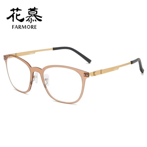

plain safety glasses titanium leg korean hipster nylon with myopic option degree spectacle frame female fashion sunglasses frames, Black