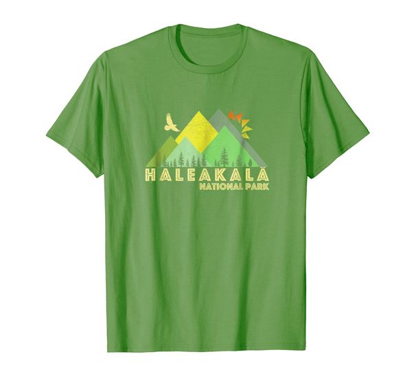 

retro vintage haleakala national park tee shirt, White;black