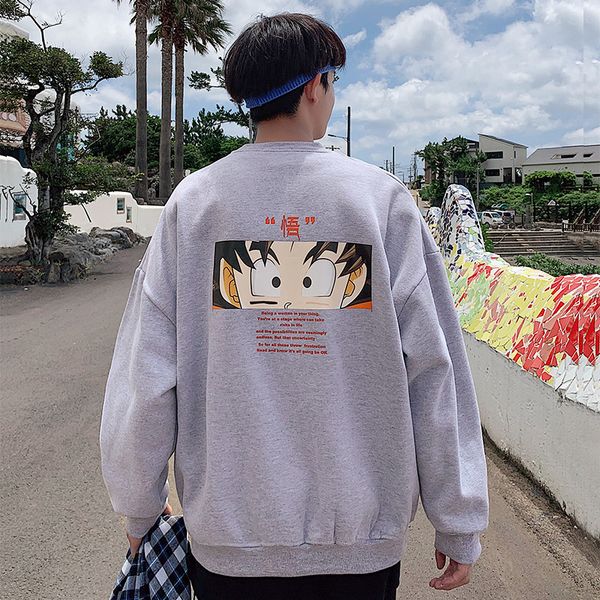 

round face pattern men s 3d printed sweatshirt visual impact party punk gothic round neck american sweatshirt hoodie, Black