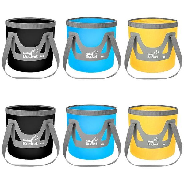 

outdoor bags upgraded fishing bucket, folding convenient box, bucket car wash