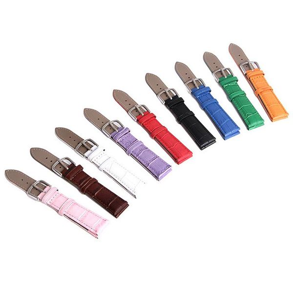 

watch bands band genuine leather straps watchbands 12mm 18mm 20mm 14mm 16mm 22mm accessories men brown black belt with box, Black;brown