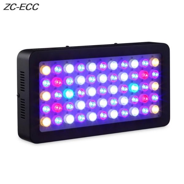 

zc-ecc 165w aquarium led lighting dimmable full spectrum light for coral reef fish tank plant grow lights