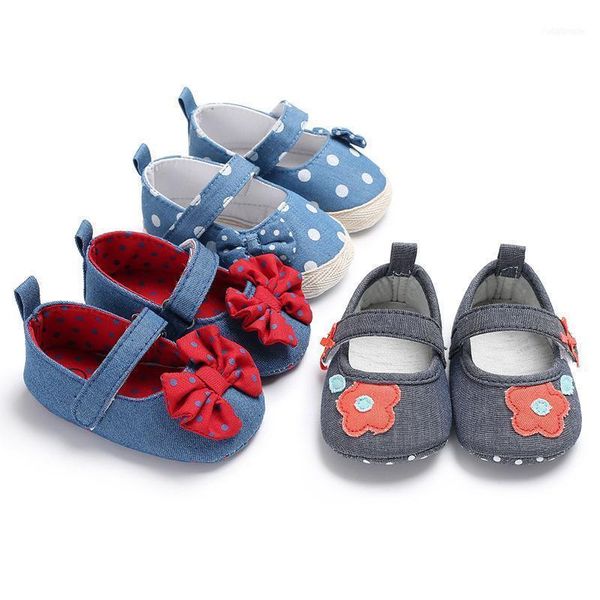 

first walkers baby shoes soft bottom non-slip flower cute toddler for girls1