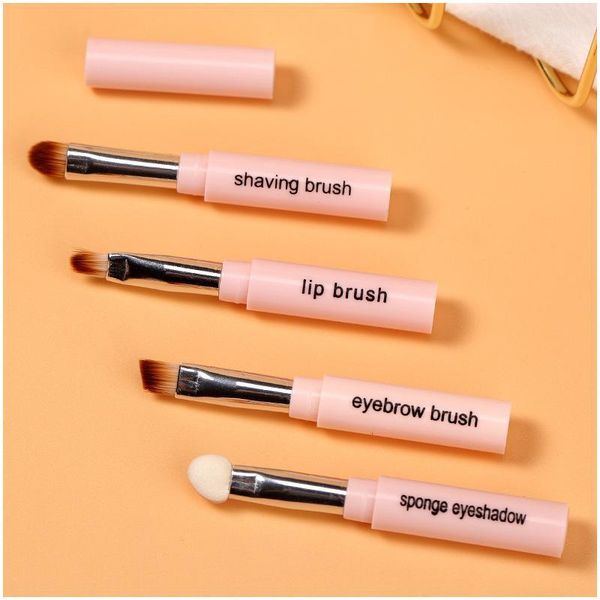 

in 1 portable makeup brushes set for eyeshadow concealer lip eye make up brush cosmetics beauty tools1