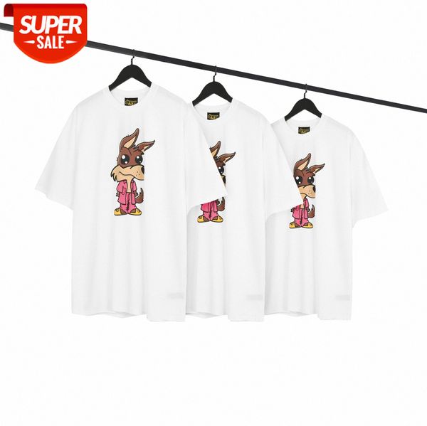 

smiley face big bad wolf pattern round neck short sleeves #qq4z, White;black