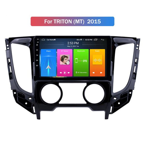 10-Zoll-Auto-DVD-Player-Entertainment mit neuestem Android-Radiosystem für Mitsubishi TRITON (MT) 2015–2016