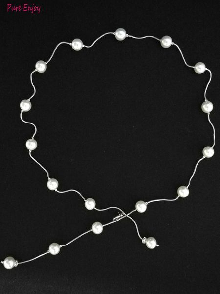 

pearl wild oriental dance dancing outfit waist chain accessories shippi, Silver