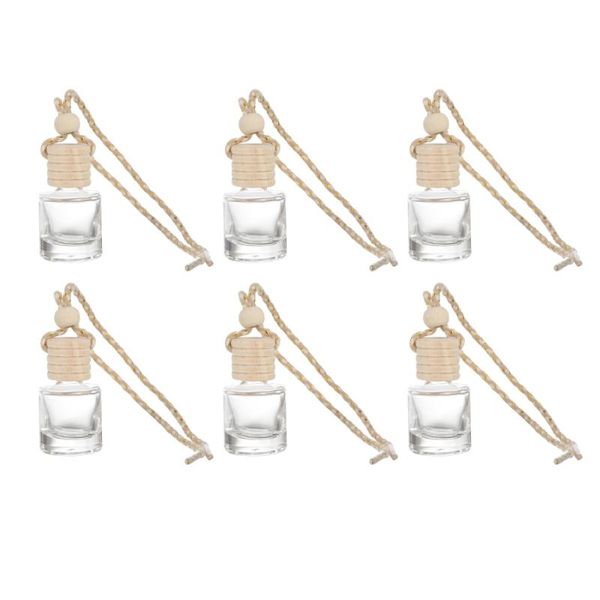 

storage bottles & jars 6pcs empty car hanging perfume bottle pendant