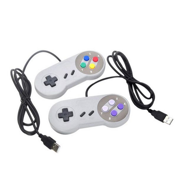 

game controllers & joysticks 100pcs usb computer gamepads classic controller for pc mac qperating systems games super snes