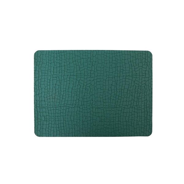 

mats & pads crocodile pattern decorative leather table mat heat resistance oil proof family kitchen el for event dinning restaurant party
