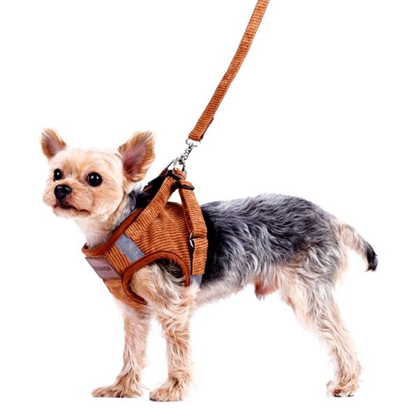 

dog collars & leashes pet cat harness adjustable vest walking supplies soft breathable collar puppy for small medidum large dogs chest strap