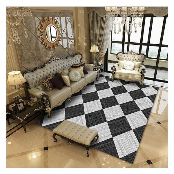 

carpets european-style living room sofa coffee table bedroom for office household carpet geometric abstract rectangular non-slip
