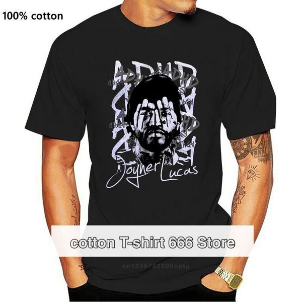 

men's t-shirts joyner lucas hip hop rapper size s-2xl funny tee shirt, White;black