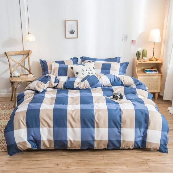 

geometric 4pcs girl boy kid bed cover set duvet child sheets and pillowcases comforter bedding comforters & sets