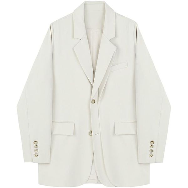 

women's suits & blazers superaen 2021 office lady solid white suit autumn fashion design fake two-piece coat women, White;black