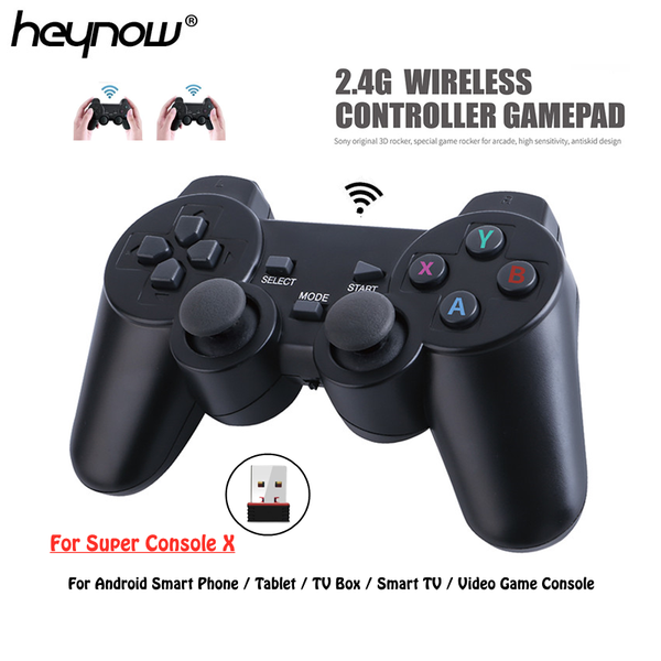 2,4 ГГц беспроводной геймпад для Super Console x Game Controller USB Joystick TV Видео видео Android -бокс -контроллеры джойстики