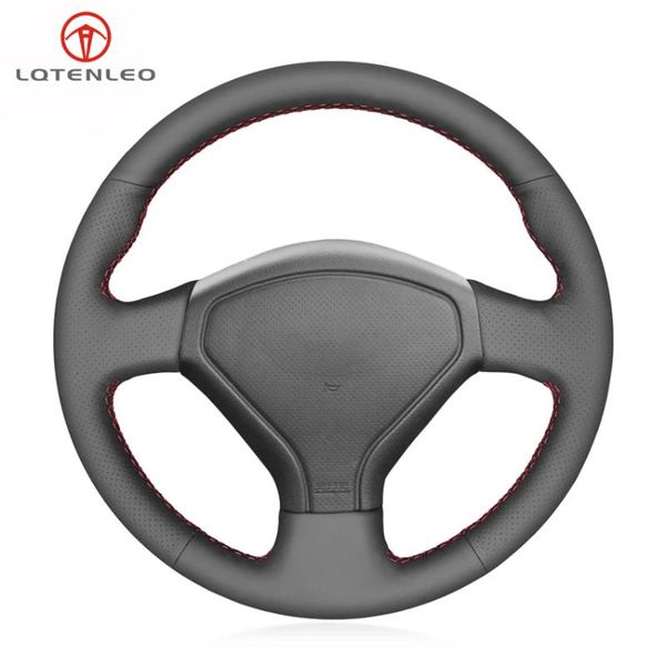 

steering wheel covers lqtenleo black artificial leather cover for legacy impreza 2003-2007 forester 2004-2008 outback 2004-2007