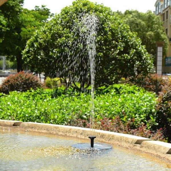 

solar fountain outdoor powered bird bath water pump for pool, garden, aquarium fontein fast garden decorations