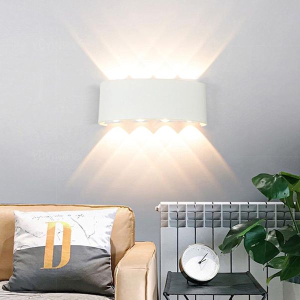 

wall lamp 6w 8w led courtyard balcony corridor aisle fence creative light outdoor interior lighting art sconce home decor