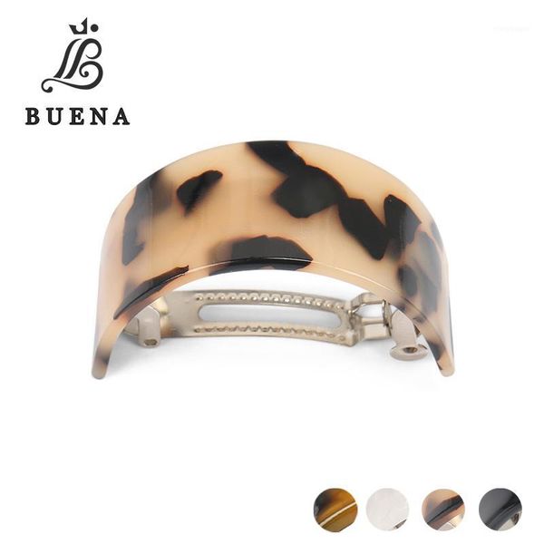 

classic rectangle hair barrette french acetate clips accessories for women lu131