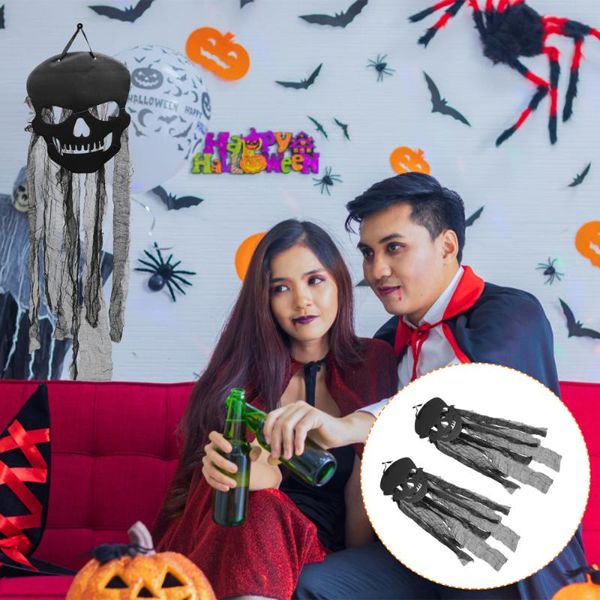 

charms 2pcs small hanging ghost decoration festival decorations, Bronze;silver