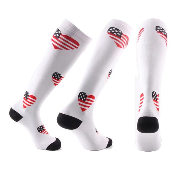 

sports socks brothock long barrel men and women outdoor compression stockings fast dry running pressure factory wholesale, Black