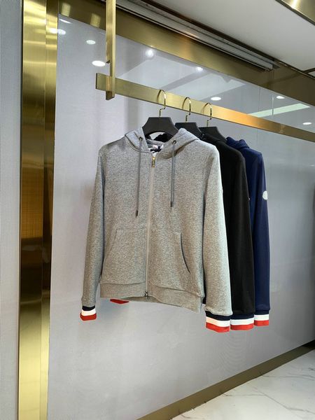 

designer monclair mens hoodies france fashion brand men s women luxury armband sweatshirt casual street hoodie m---3xl 68, Black