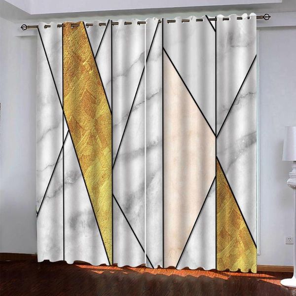 

curtain & drapes 3d marble curtains customized simple and fresh modern thickening blackout